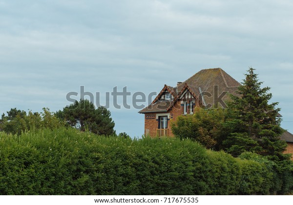 Country Houses Sea View Region Normandy Stock Photo Edit Now