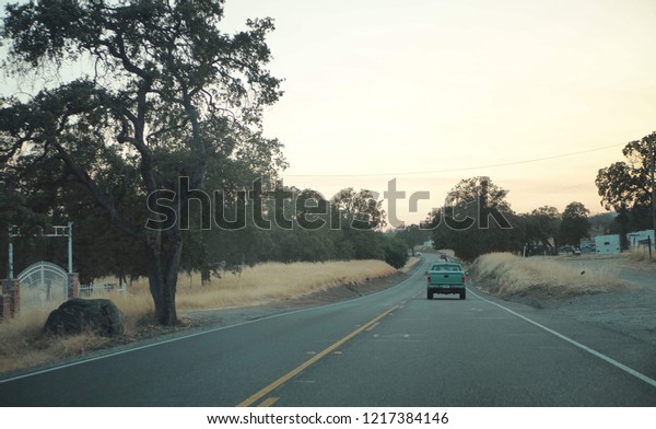 Country Road in\
California