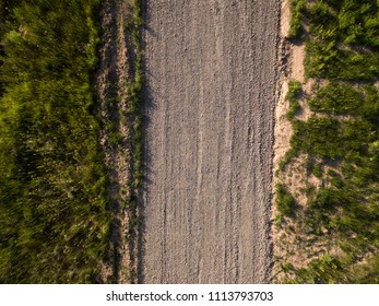 Country Road, View From Above