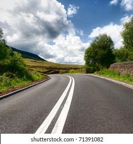 Country Road, Yorkshire, UK