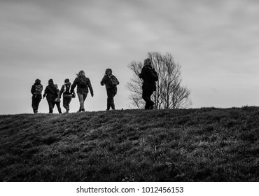 Country Side Walk Around Ely In Cambridgeshire In The UK