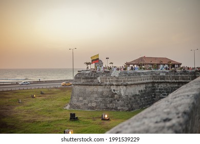 Country Skyline At Sunset Cartagena