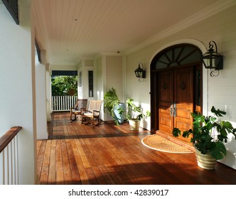 Country Style Porch And Furniture