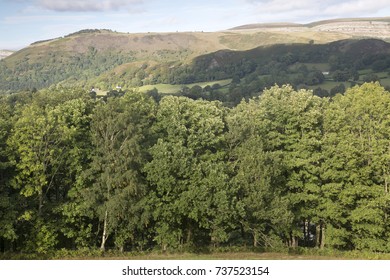 Countryside In Dee Valley Outside Llangollen; Wales; UK