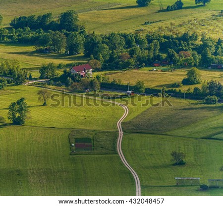 Similar – Image, Stock Photo View of the village Smögen in Sweden