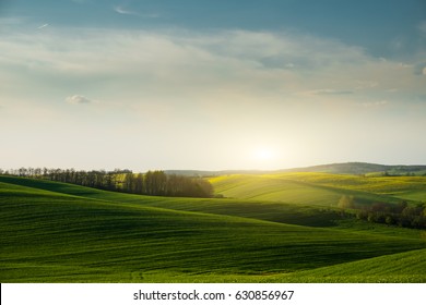 Countryside Green Hills Landscape Stock Photo 630856967 | Shutterstock