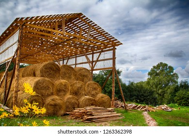 Hay Bales For Sale Hd Stock Images Shutterstock