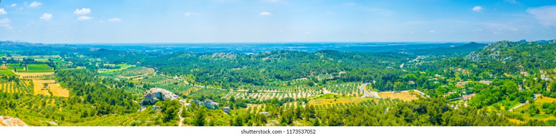 Countryside Of Massif Des Alpilles In France
