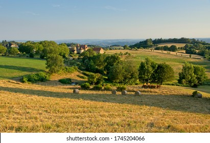 Countryside Near St Cere In The Lot Valley In France