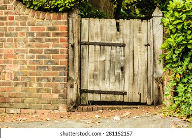 Old Wooden Gate Images Stock Photos Vectors Shutterstock