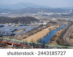 A countryside view of Gangbyeonbuk-ro, Goyang-si, Gyeonggi-do