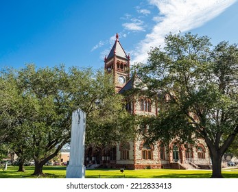 County Building In A Small Town In Texas