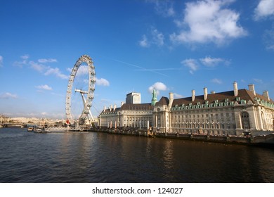 County Hall And London Eye