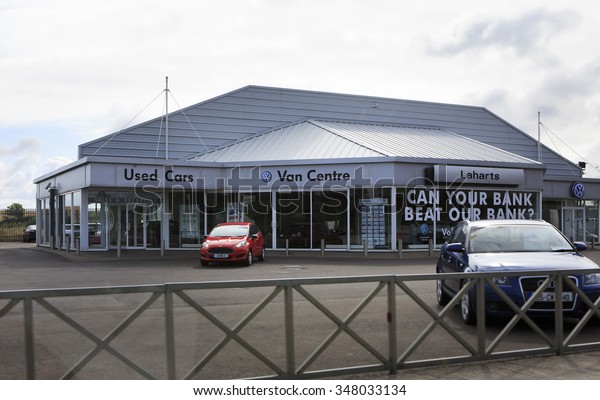 County Kerry, Ireland - August 22, 2014:\
Saloon car sales in the country of\
Ireland