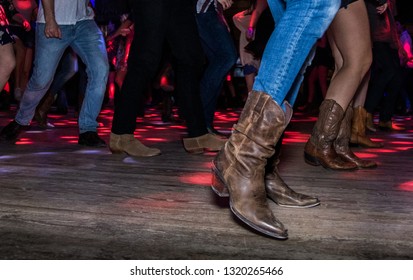 County Line Dancing in motion : boots