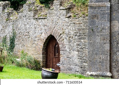 COUNTY OFFALY, IRELAND - AUGUST 23, 2017: Leap Castle Is One Of The Most Haunted Castles In Ireland