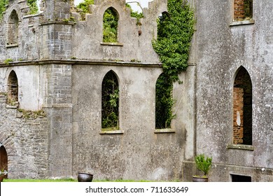 COUNTY OFFALY, IRELAND - AUGUST 23, 2017: Leap Castle Is One Of The Most Haunted Castles In Ireland