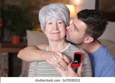 Couple With Age Difference Getting Engaged 