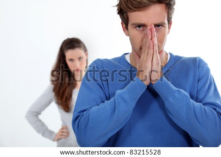 Couple arguing