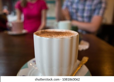 Couple Arguing And Their Coffee 