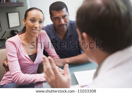 Couple Attending IVF Consultation
