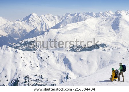 Similar – Snow-covered mountains