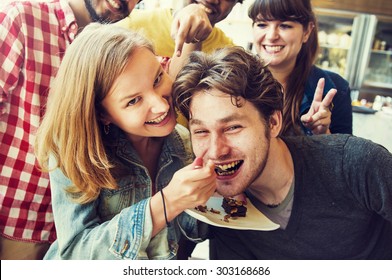 Couple Bakery Friends Dessert Sweets Concept - Powered by Shutterstock