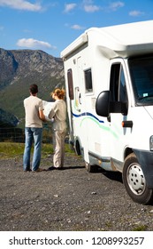 Couple In Camping Car