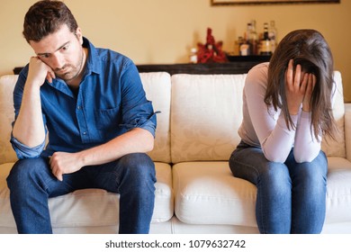 Couple crisis after relationship breakup and boyfriend betrayal and infidelity confession