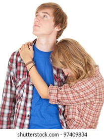 couple crisis - relationship difficulties: young couple after a fight