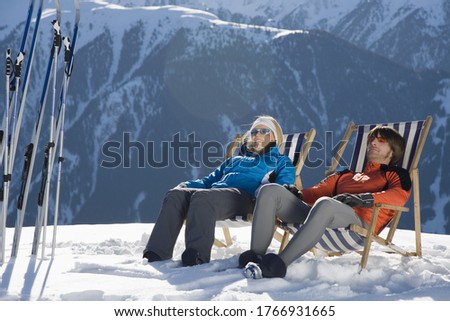 Similar – Image, Stock Photo ski deck