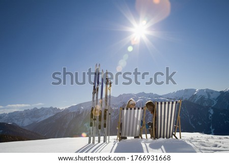 Similar – Image, Stock Photo ski deck