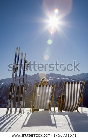 Similar – Image, Stock Photo ski deck