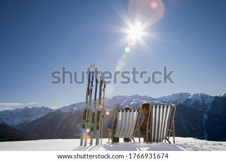 Similar – Image, Stock Photo ski deck