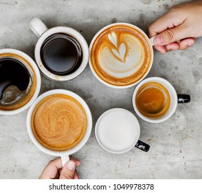 Couple enjoying coffee on the weekend - Shutterstock ID 1049978378
