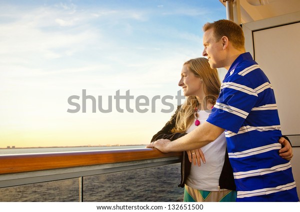 Couple Enjoying Cruise Vacation Stock Photo (Edit Now) 132651500