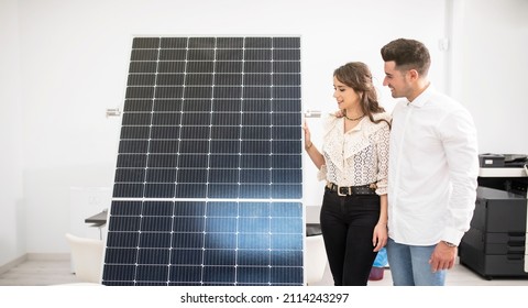 Couple In An Establishment Decide On Buying Solar Panels For Their Home