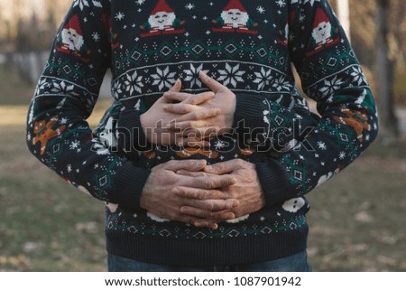 Similar – Image, Stock Photo couple christmas Lifestyle