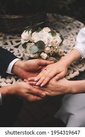 Couple Hands, Marrige And Rings