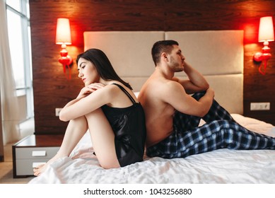 Couple Have Problems In Bed, Sexual Desire Loss