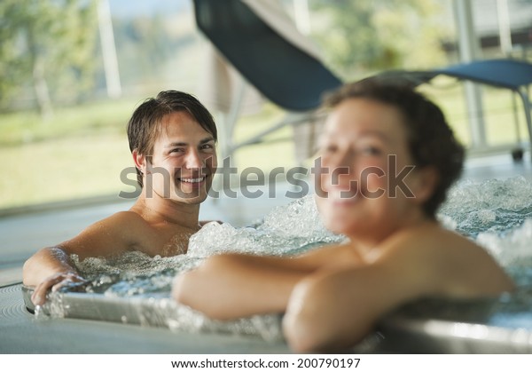 Couple Having Bubble Bath Hotel Stock Photo Edit Now 200790197