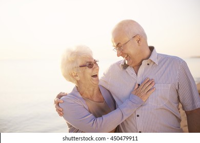 Couple Laughing After Funny Joke