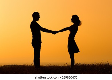 Couple in love enjoy spending time together.Romantic moments