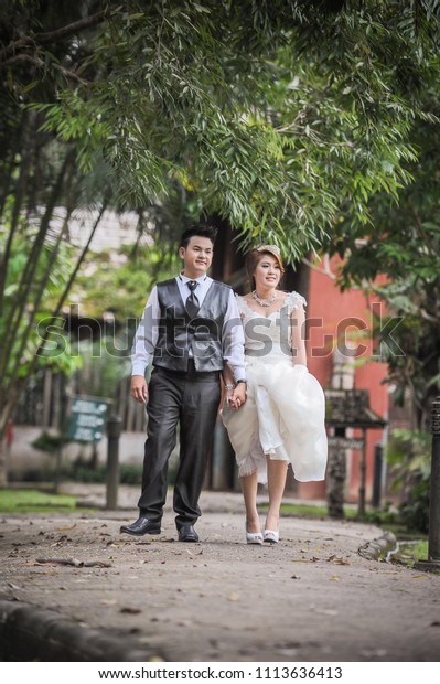 Couple Love Portrait Asia Young Stylish Stock Photo Edit Now