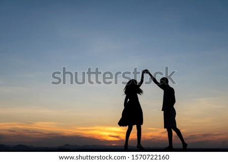 Similar – man hand shadow shilhouette and rainbow on the wall