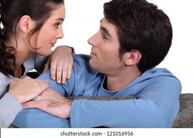 Couple Making Eye Contact