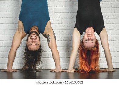 Couple man and woman go in for sports together - Powered by Shutterstock