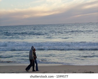 a couple on beach