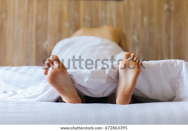 Couple On Bed Loving Couple Having Stock Photo Edit Now