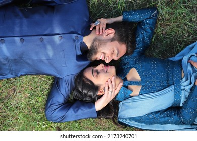 Couple Photo Shoot In Suit And Gown At Outdoor